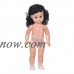 Full Doll - Caucasian Girl - Black Hair - 13.5 inches   567289781